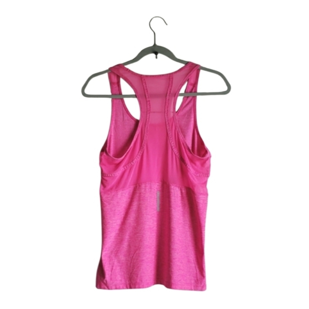 Reebox Pink Mesh Racerback Tank Top Size Small - Picture 2 of 6